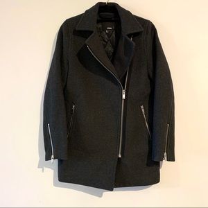 ARITZIA - WILFRED FREE - MID LENGTH MOTO WOOL COAT